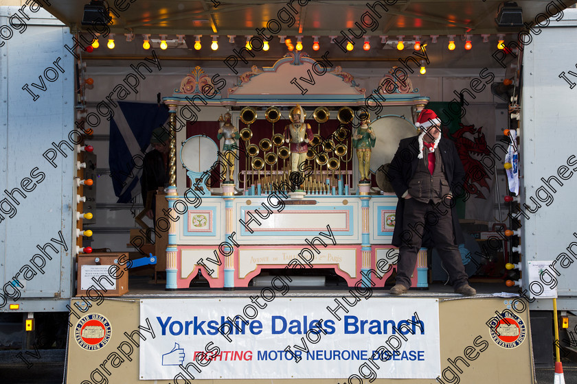 BV0A0019 
 Keywords: 2014 12 07 December Otley Yorkshire Victorian Fair Yorkshire Dales Branch barrel organ Fighting Motor Neurone Disease