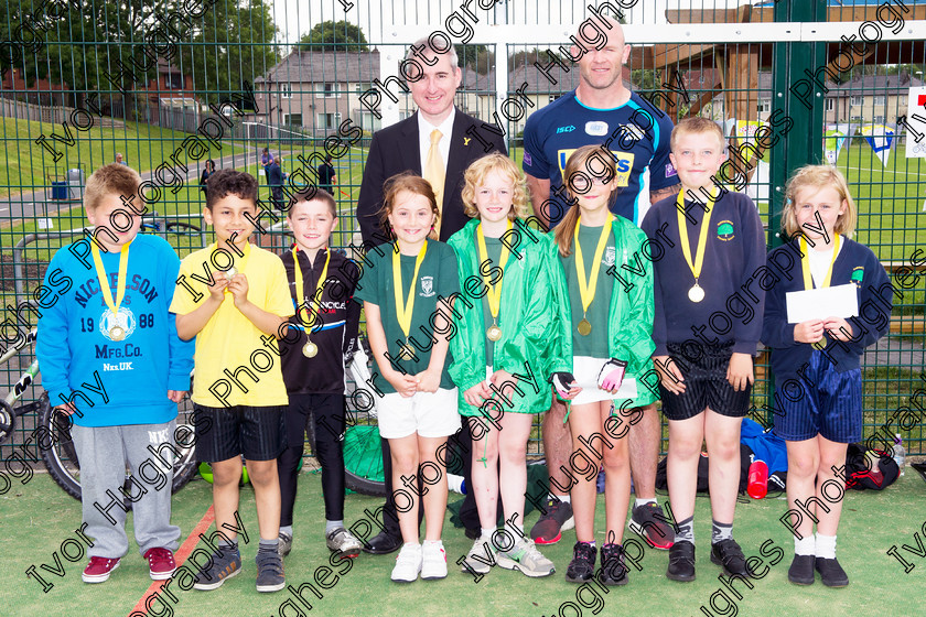 005 
 Keywords: Ireland Wood Primary School Cycling Event Greg Mulholland Keith Senior David Stone