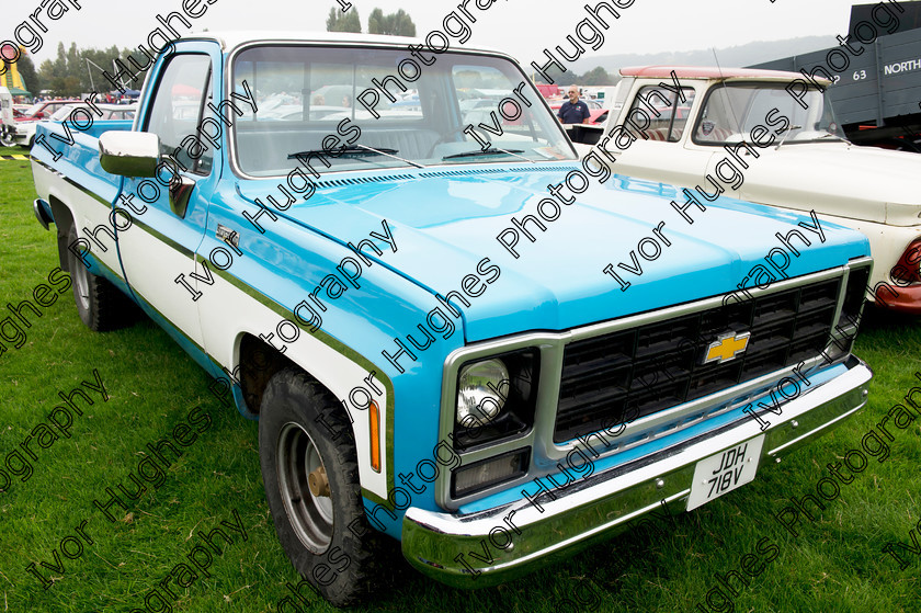 67 
 Keywords: Otley Vintage Transport Extravaganza classic sports cars steam traction engines bikes bicycles motorcycles bikes tractors buses show West Yorkshire 2014 OVTE JDH 718V Chevrolet Silverado