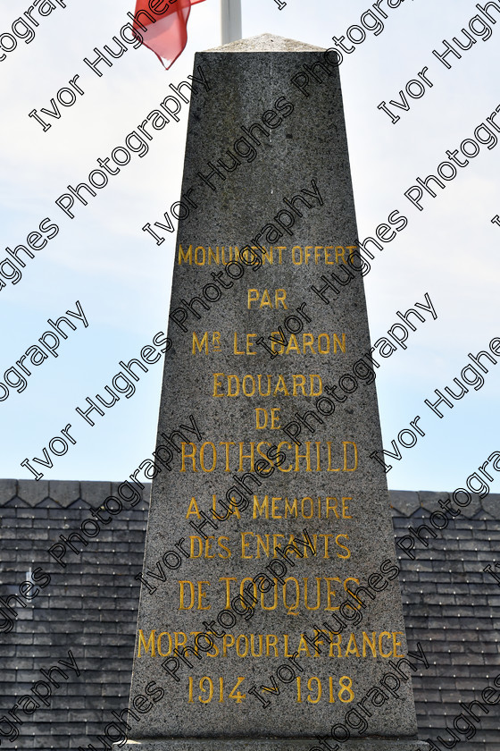 016 
 Keywords: Touques Calvados Normandy WWII WWI World War Two One town casualties memorial Baron Rothschild