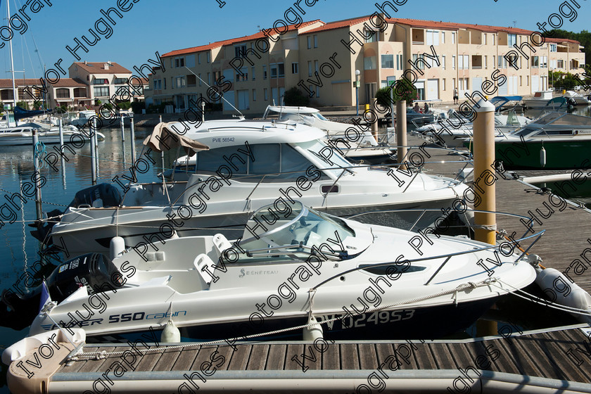 D3N 7586 
 Keywords: Boats St Cyprien Plage marina Perpignan 66 France dinghy sailing landing docking Languedoc Pyrenees Mediterranean sea port fishing Catalan motor