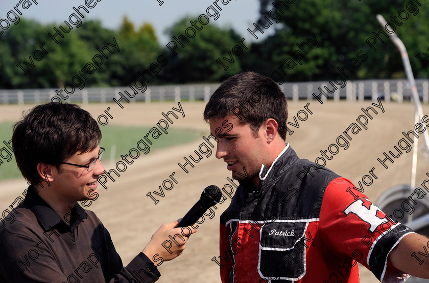 YHR100627.interview 
 Keywords: York Harness Racecourse Raceway horse racing trap trotting