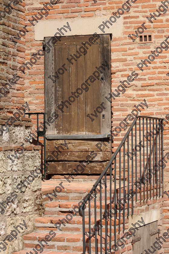 D3S 3207 
 Albi town city centre Tarn France street old wooden doors stone stairs iron rails railings red brick 
 Keywords: Albi town city centre Tarn France street old wooden doors stone stairs iron rails railings red brick