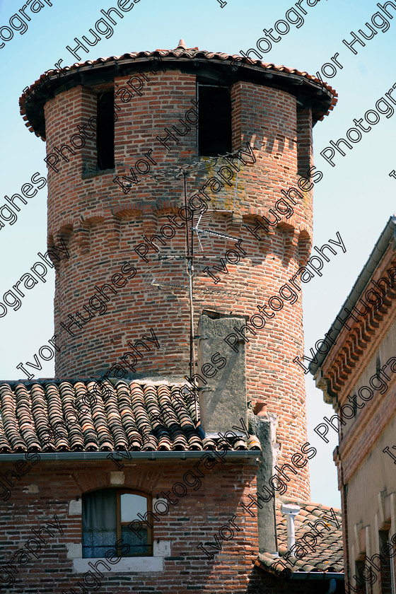 D3N2928 
 Albi town city centre Tarn France street red brick tower 
 Keywords: Albi town city centre Tarn France street red brick tower