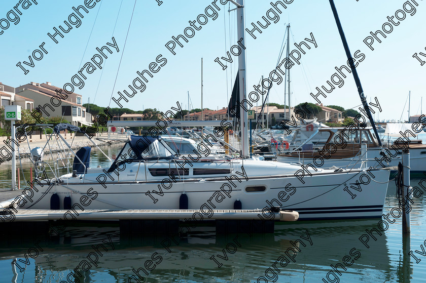 D3N 7578 
 Keywords: Boats St Cyprien Plage marina Perpignan 66 France dinghy sailing landing docking Languedoc Pyrenees Mediterranean sea port fishing Catalan motor