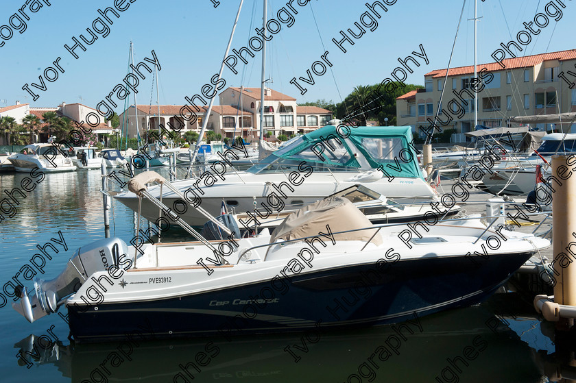 D3N 7588 
 Keywords: Boats St Cyprien Plage marina Perpignan 66 France dinghy sailing landing docking Languedoc Pyrenees Mediterranean sea port fishing Catalan motor