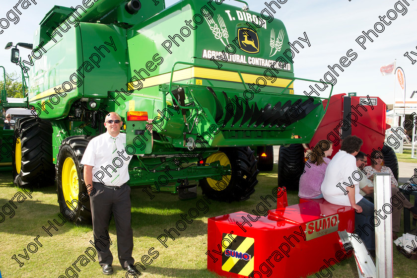 03 
 Keywords: Great Yorkshire Show Harrogate Showground farming country 2014 combine harvester