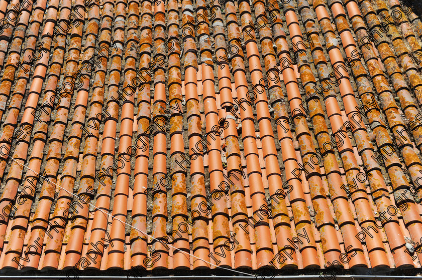 D3N 7622 
 Keywords: Elne Illiberis town village images Languedoc Roussillon 66 France Pyrenees ancient capital city terra cotta tile roof