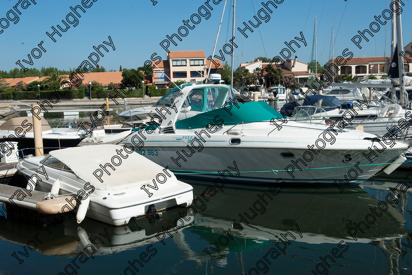 D3N 7587 
 Keywords: Boats St Cyprien Plage marina Perpignan 66 France dinghy sailing landing docking Languedoc Pyrenees Mediterranean sea port fishing Catalan motor