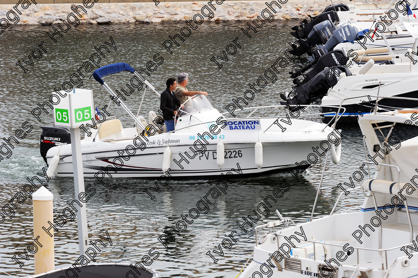 D3S 8897 
 Keywords: Boats St Cyprien Plage marina Perpignan 66 France dinghy sailing landing docking Languedoc Pyrenees Mediterranean sea port fishing Catalan motor