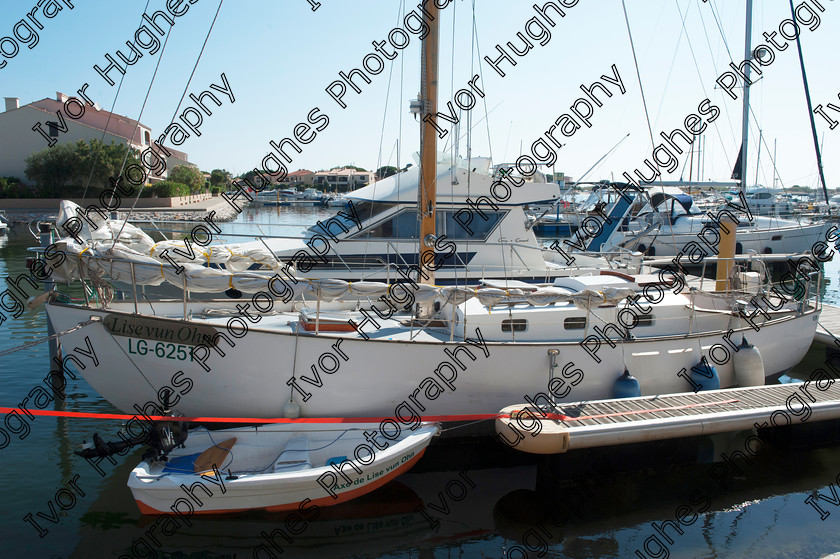 D3N 7579 
 Keywords: Boats St Cyprien Plage marina Perpignan 66 France dinghy sailing landing docking Languedoc Pyrenees Mediterranean sea port fishing Catalan motor